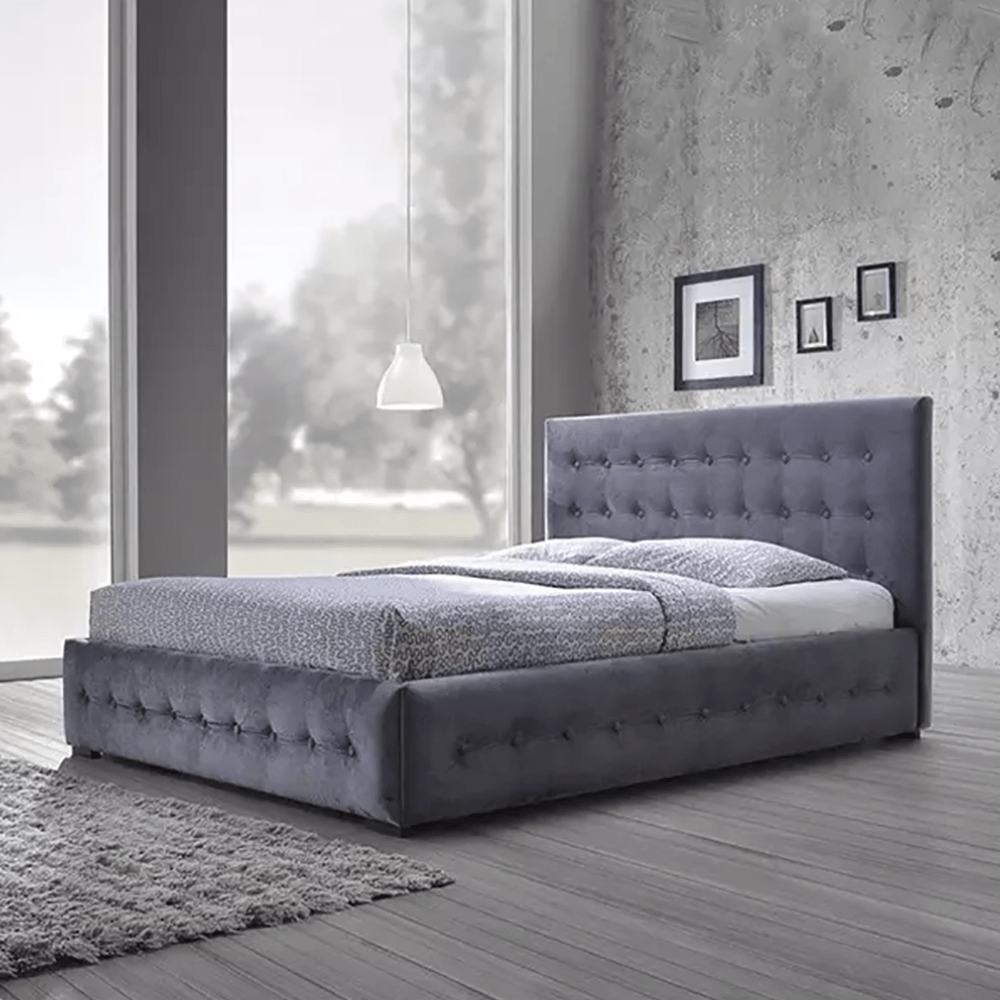Nixon Tufted Velvet Bed