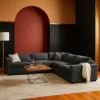 Aliana 5-Seater Linen L-Shape Sofa