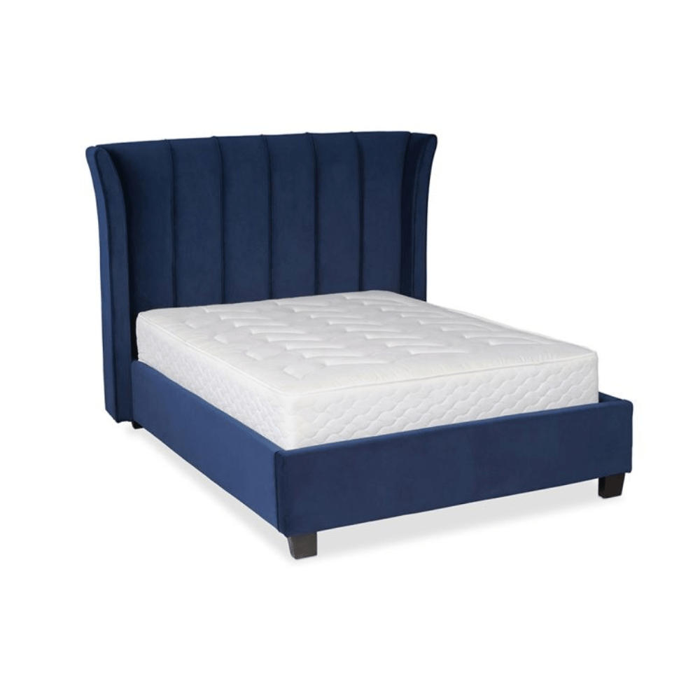 Ottoman Upholstered Velvet Bed