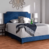 Sila Velvet Panel Bed