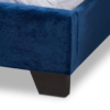 Sila Velvet Panel Bed