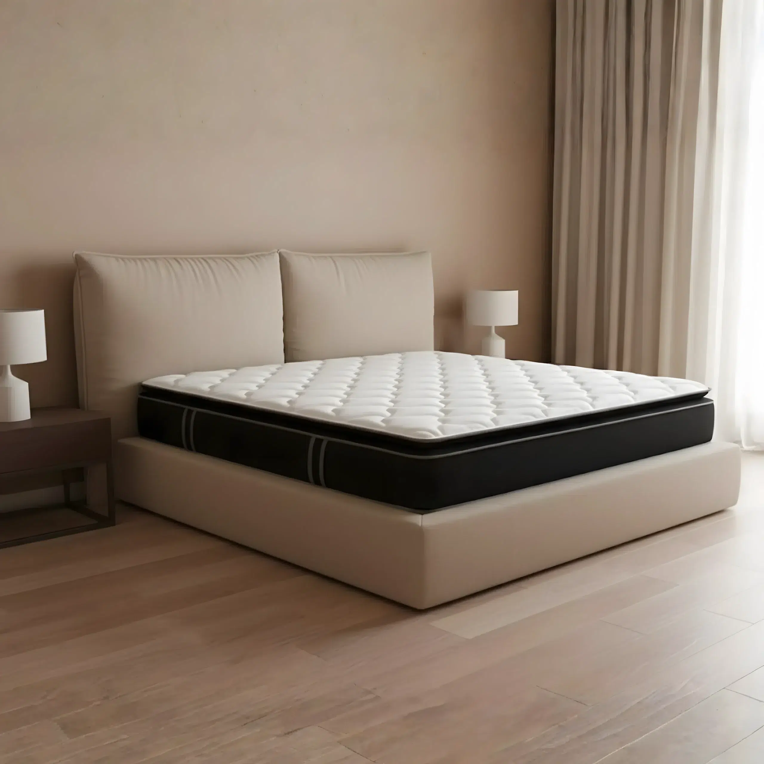 Prestige Pocketed Pillow Top Spring Mattress (Soft Feel) 25cm Thickness – 5 Years Warranty