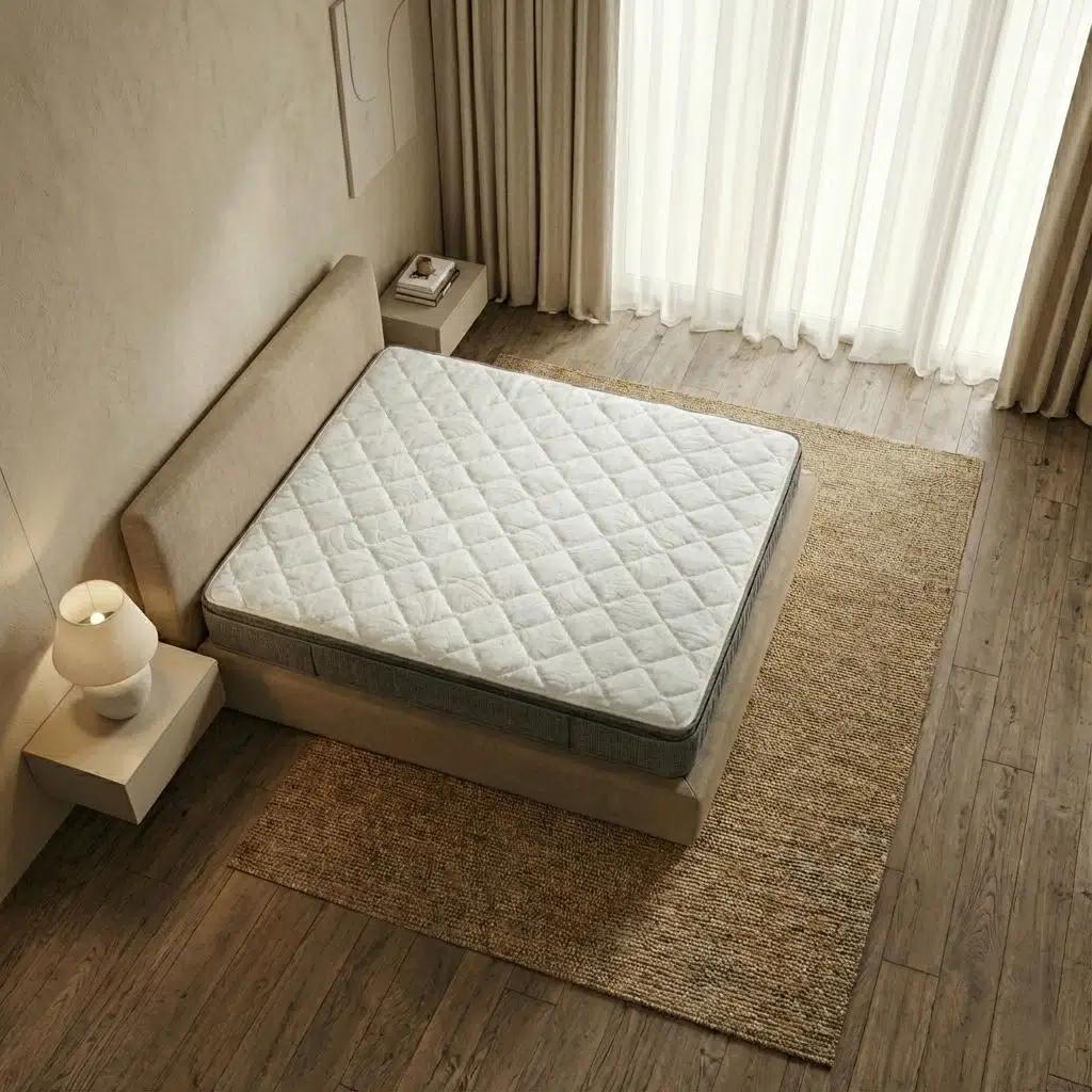 Super Night Pillow Top Bonnell Spring Mattress (Medium Feel) 24cm Thickness – 5 Years Warranty