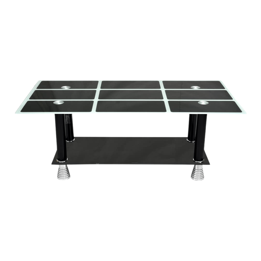 Austin Coffee Table with Stylish Tempered Glass