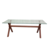 Cenadrin Coffee Table Set Of Three Tempered Glass