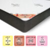 Crown Visco Memory Foam Mattress (Soft Feel) 20cm Thickness – 5 Years Warranty
