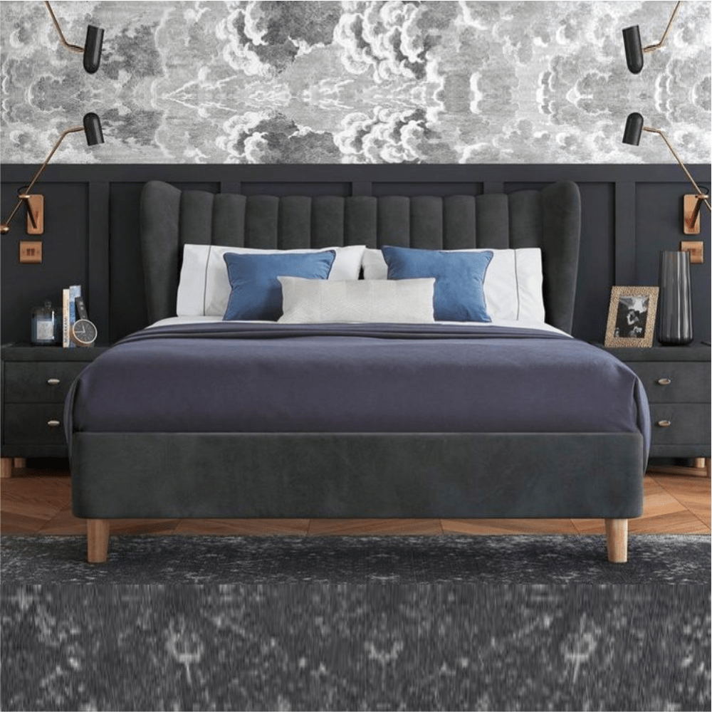 Elegant Velvet Bed