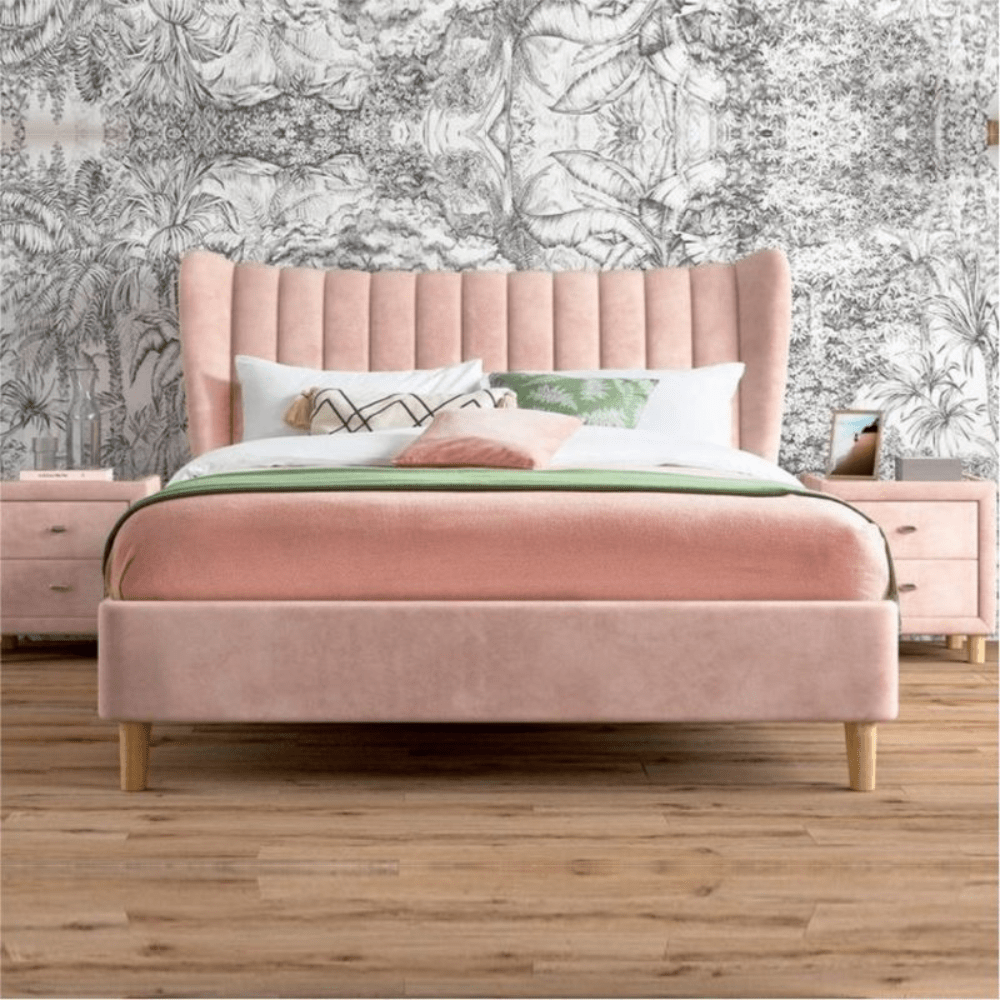 Elegant Velvet Bed