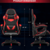 Ventura Gaming Chair Color (Black/Red)
