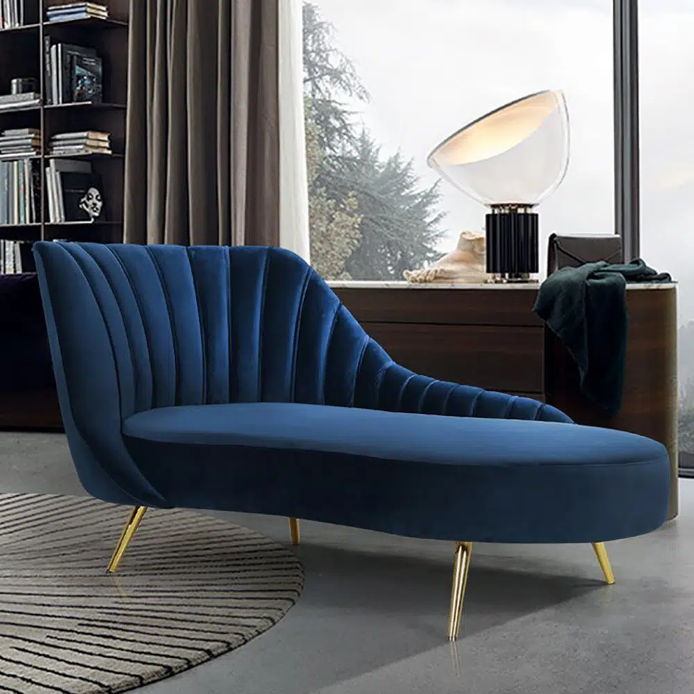 Ackor 1 Seater Velvet Chaise