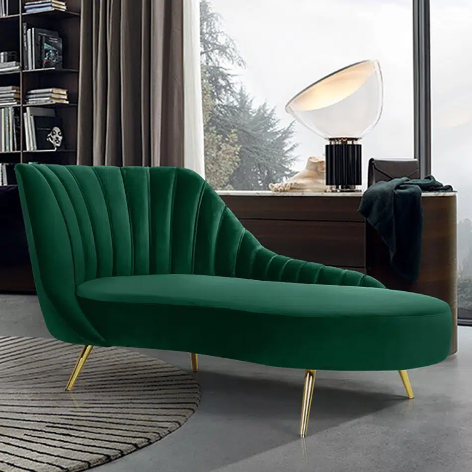 Ackor 1 Seater Velvet Chaise