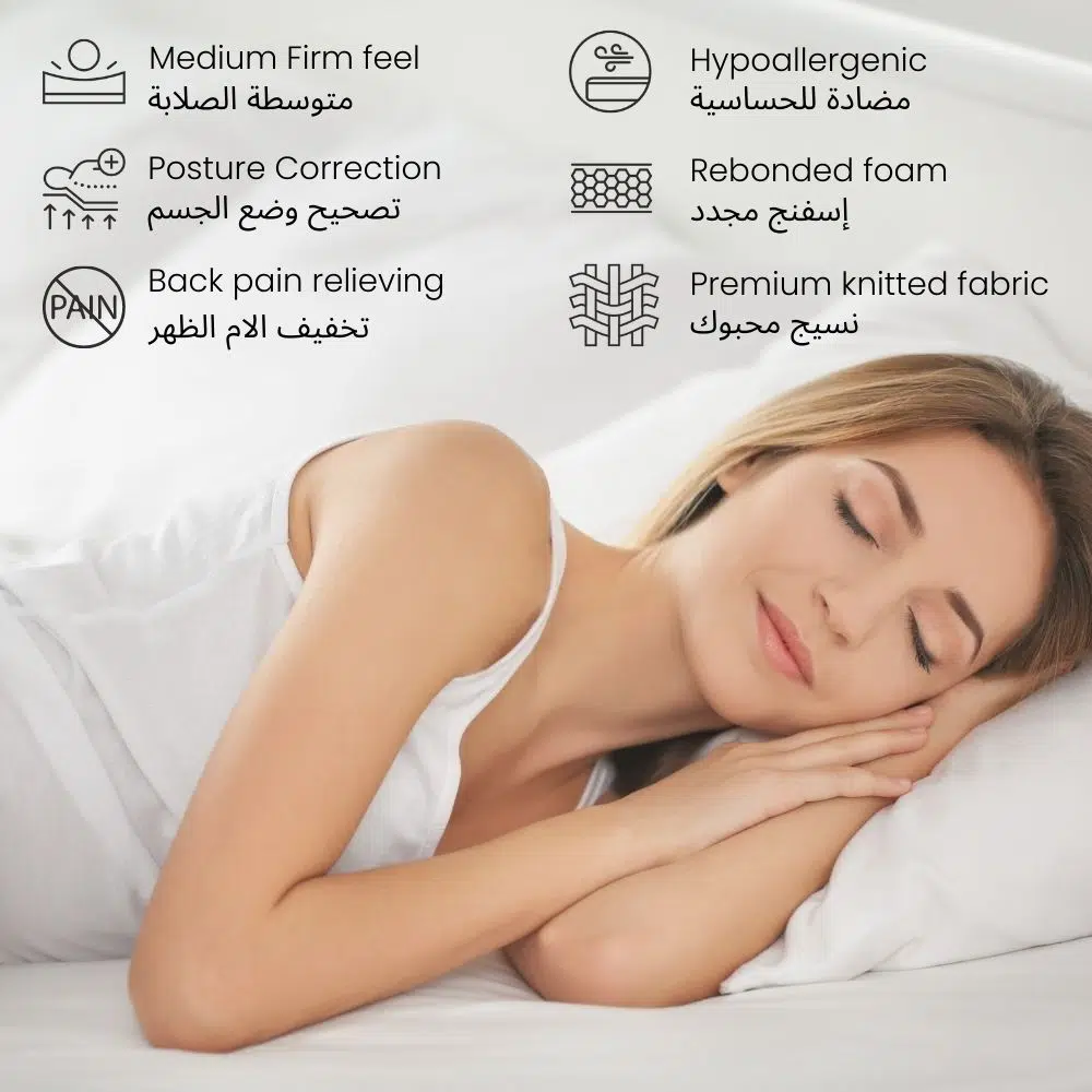 K-Ortho Relax Medical Mattress (Medium Firm Feel) – 5 Years Warranty