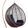 Lima Hanging Swing Chair (Brown) (Random Cushion)
