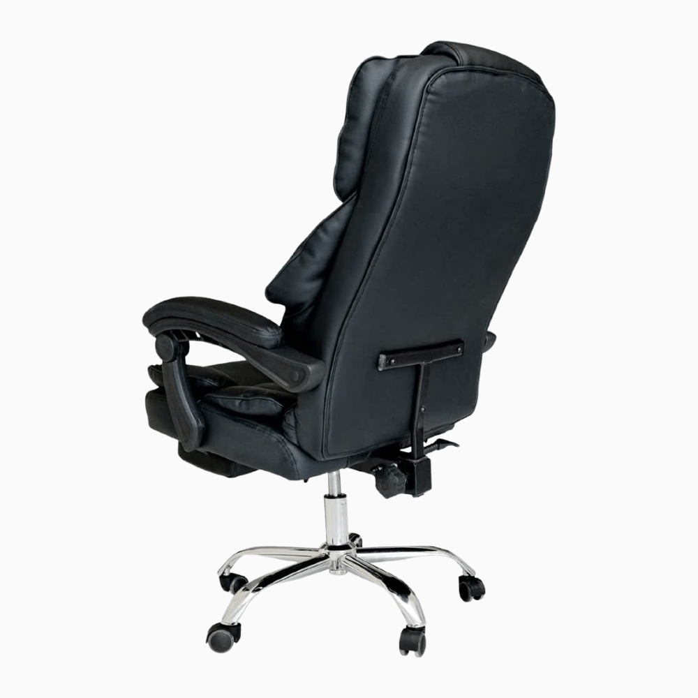 High Back Executive Office PU Leather Chair Black 819