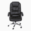 Marvel Office High Back Padded Arms PU Leather Chair Black K-9947B
