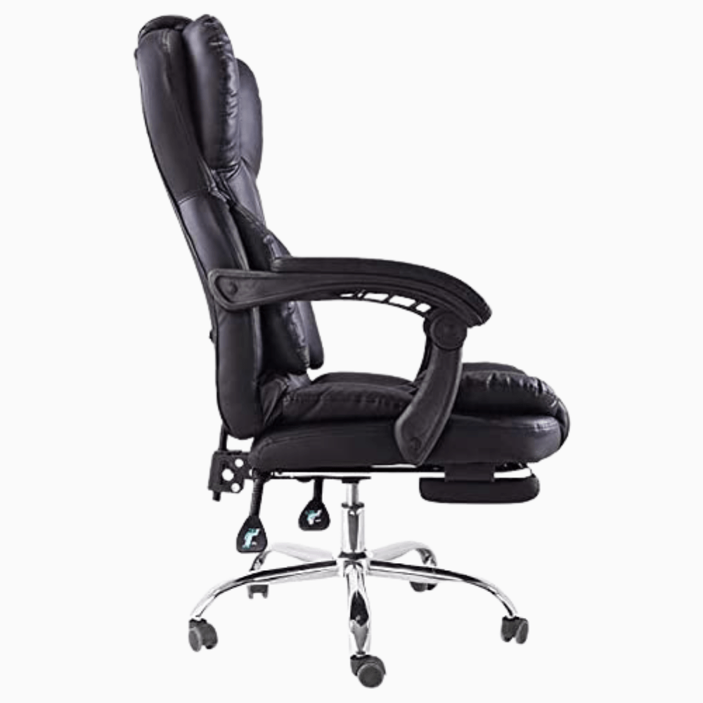High Back Executive Office PU Leather Chair Black K-818B