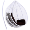 Korina Hanging Chair Swing with Random Cushion – White