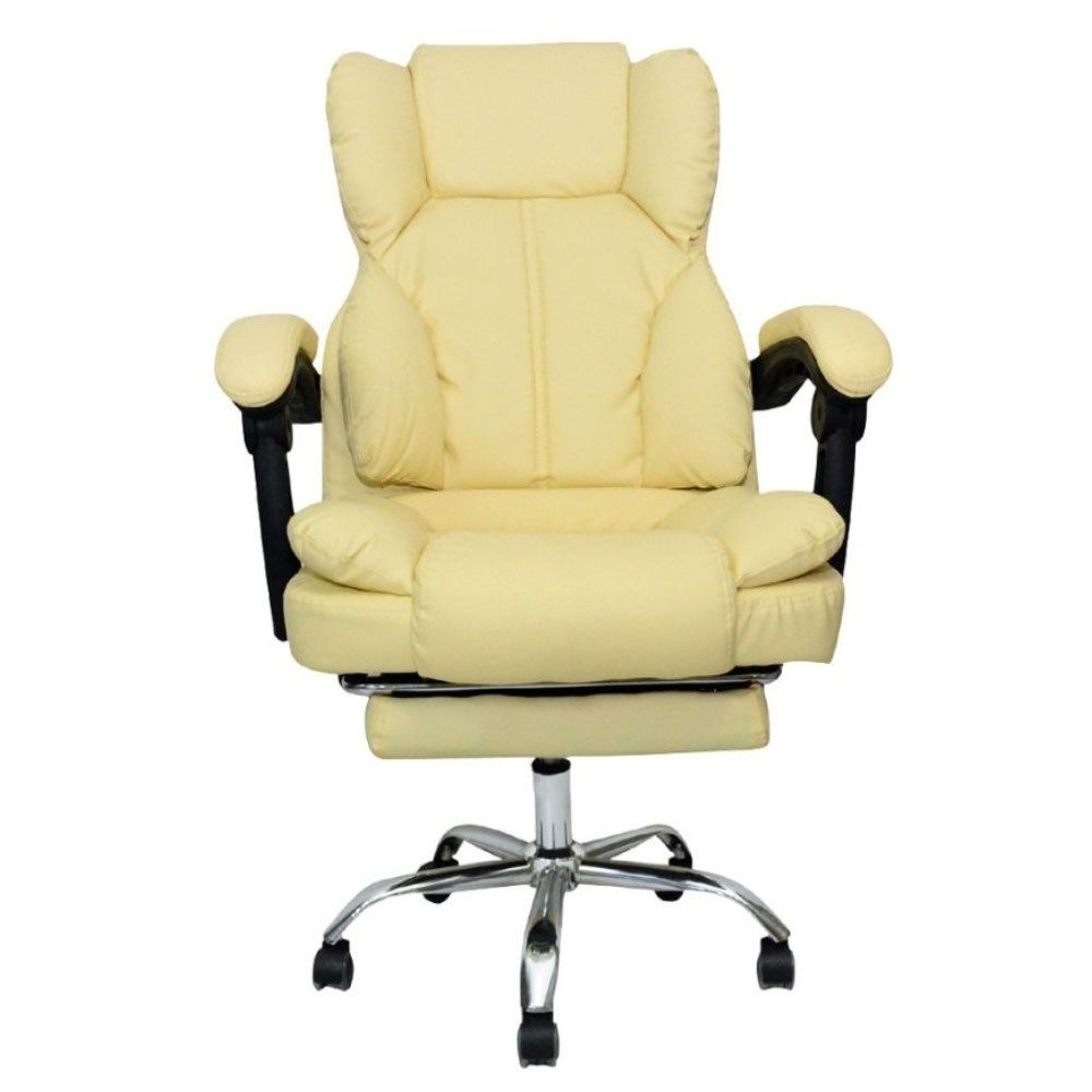Dusty Office Gaming Chair PU Leather Color (Off-White)