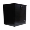 Oakland Side Table Drawers Storage Color (Black)