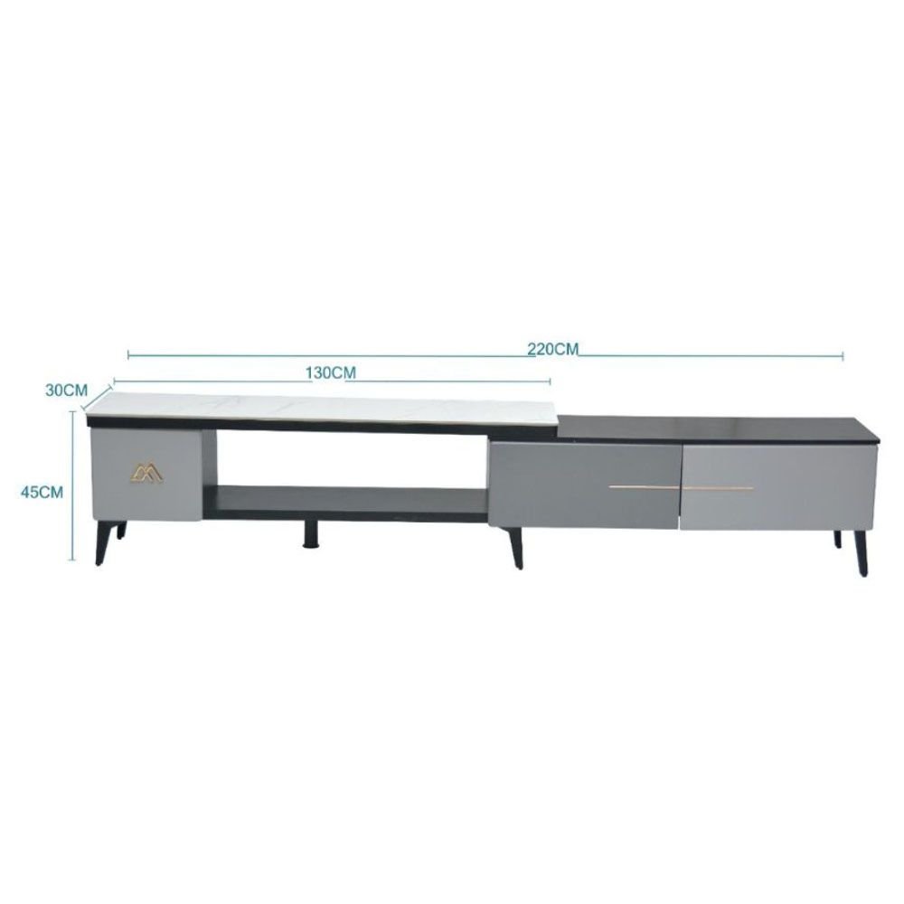 Marble Kinsley Tv Unit 220cm