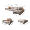 Gazini 6 Seater Sectional Leather Sofa