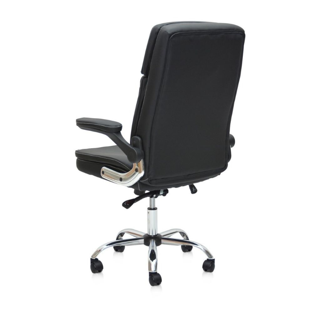 Alorica Office Gaming Chair PU Leather Soft Foam Color (Black)