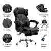 Executive Office Gaming Chair PU Leather in Black Color