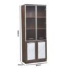 Cairo File Cabinet Color (Wenge) 200cm