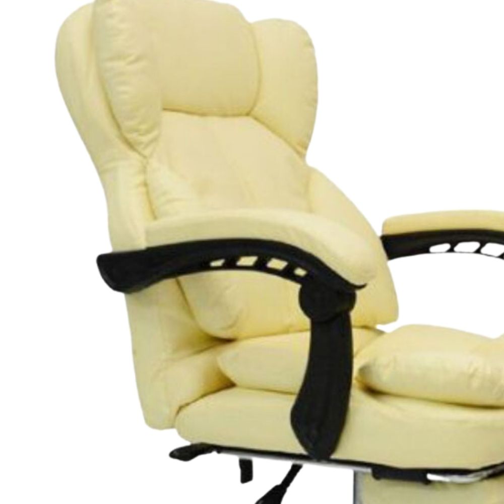 Dusty Office Gaming Chair PU Leather Color (Off-White)
