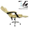 Dusty Office Gaming Chair PU Leather Color (Off-White)