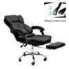 Executive Office Gaming Chair PU Leather in Black Color