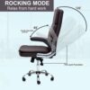 Britanica Office Gaming Chair PU Leather Soft Foam Color (Brown)