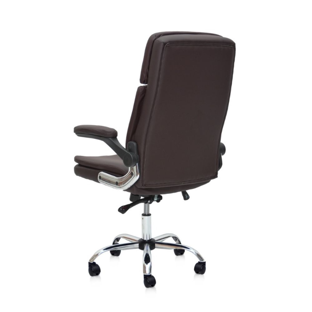 Britanica Office Gaming Chair PU Leather Soft Foam Color (Brown)