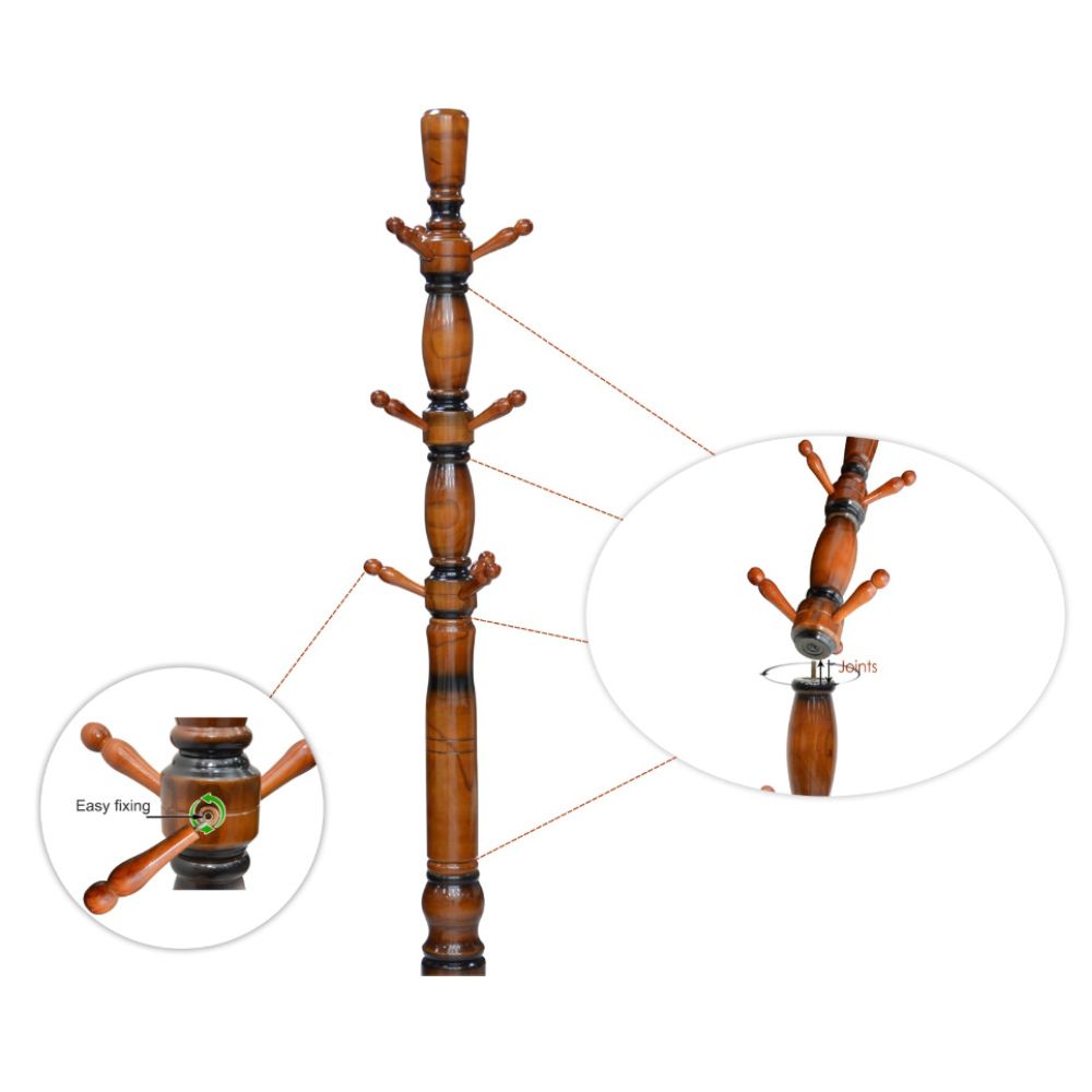 Costa Coat Hanger Stand Color (Oak)