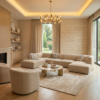 Astorn 4-Seater U-Shape Velvet Sofa