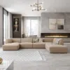 Astorn 4-Seater U-Shape Velvet Sofa