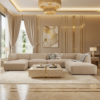 Astorn 4-Seater U-Shape Velvet Sofa
