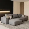 Rabia 3-Seater L-Shape Linen Sofa