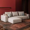 Rabia 3-Seater L-Shape Linen Sofa