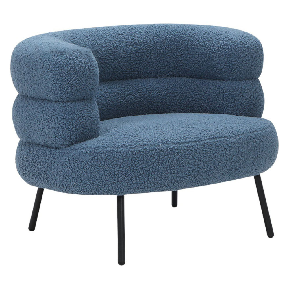 Nordic Boucle Armchair 1 Seater Sofa