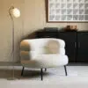 Nordic Boucle Armchair 1 Seater Sofa