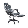 Chicago Gaming Chair with Foot-Rest Color (Grey/White)