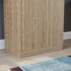 Trafford 2 Doors Wooden Wardrobe Color (Sonoma Oak)
