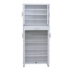 Stall 4 Door Multi-Function storage box Shoe Cabinet