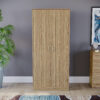 Trafford 2 Doors Wooden Wardrobe Color (Sonoma Oak)