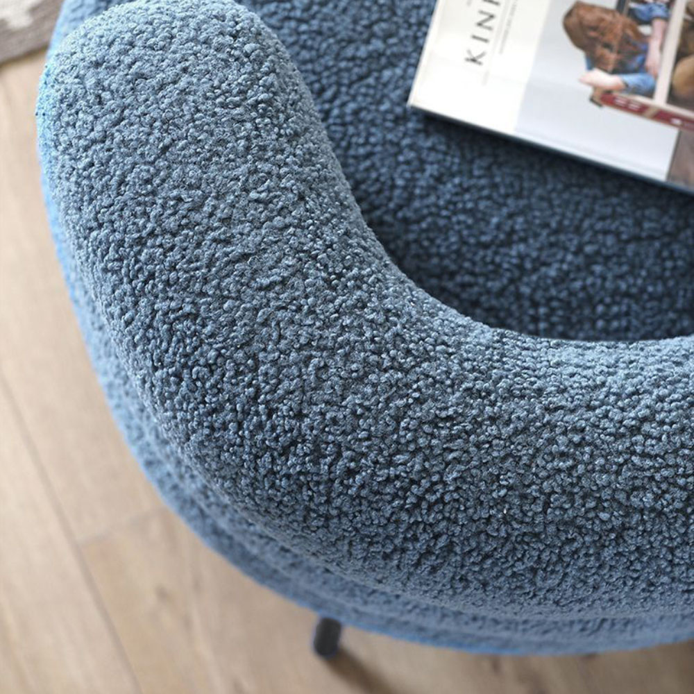 Nordic Boucle Armchair 1 Seater Sofa