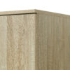 Trafford 2 Doors Wooden Wardrobe Color (Sonoma Oak)