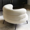 Nordic Boucle Armchair 1 Seater Sofa