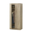 Trafford 2 Doors Wooden Wardrobe Color (Sonoma Oak)