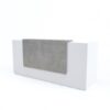 Snow Reception Desk 160cm